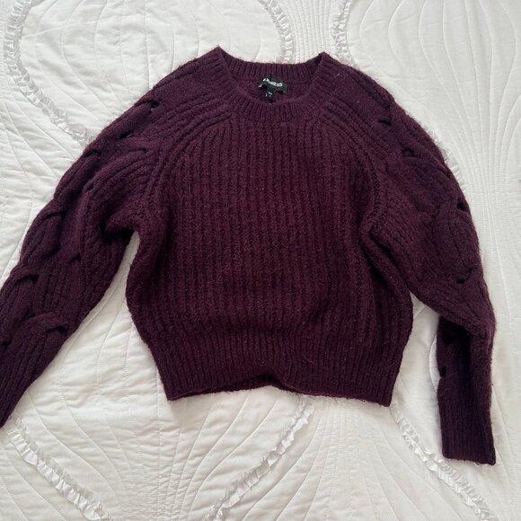 EXPRESS Open Cable Raglan Sleeve Sweater - Picture 1 of 9